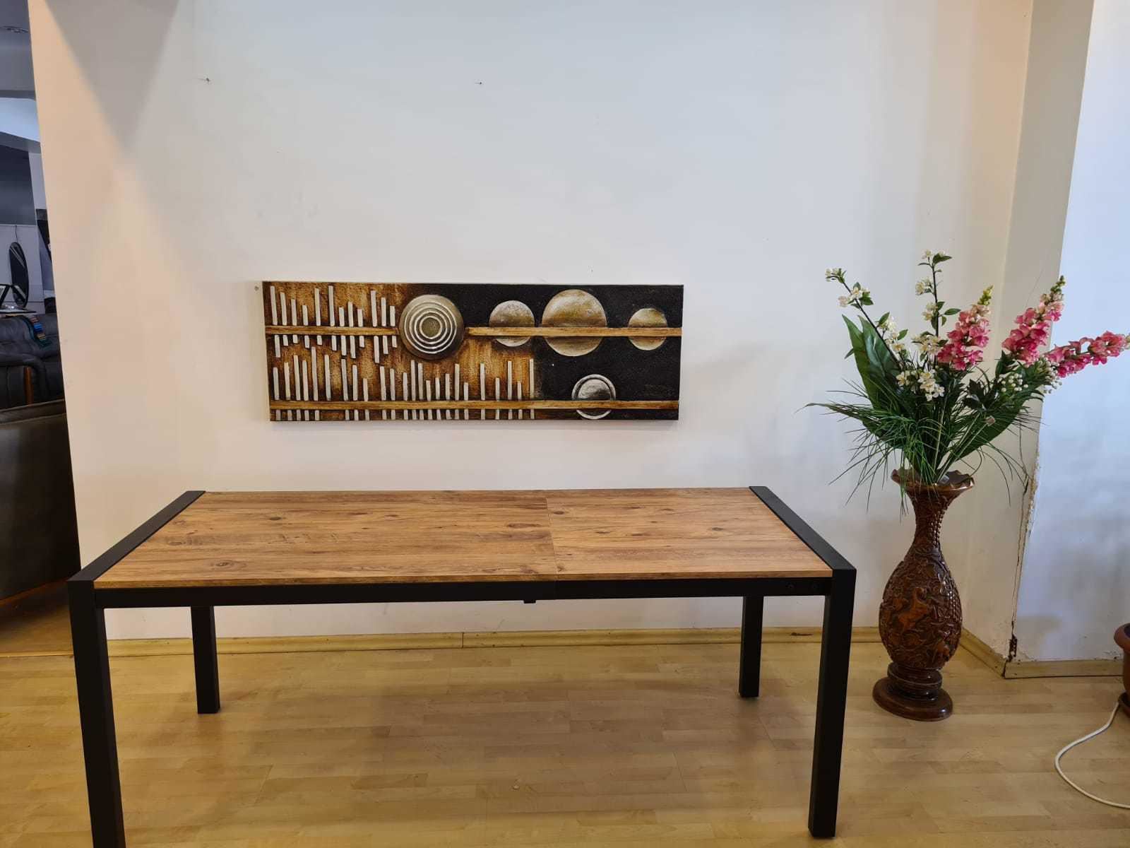 Erezogullari Mobilya Açilir Yemek Toplanti Masasi Ve 4 Ad Bahar Sandalye Takimi 75*120