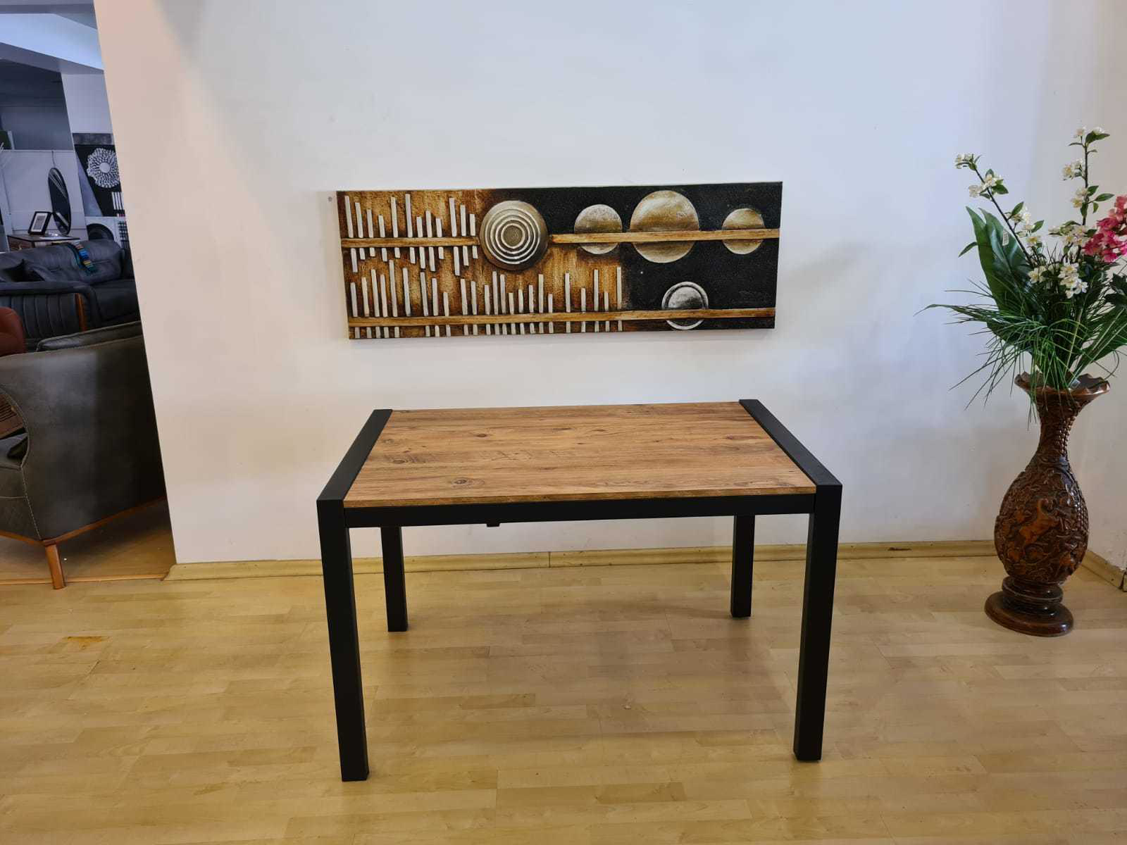 Erezogullari Mobilya Açilir Yemek Toplanti Masasi Ve 4 Ad Bahar Sandalye Takimi 75*120