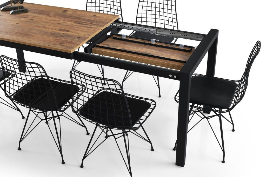 Açılır Yemek Toplantı Masası ve 8 Sandalye Takımı