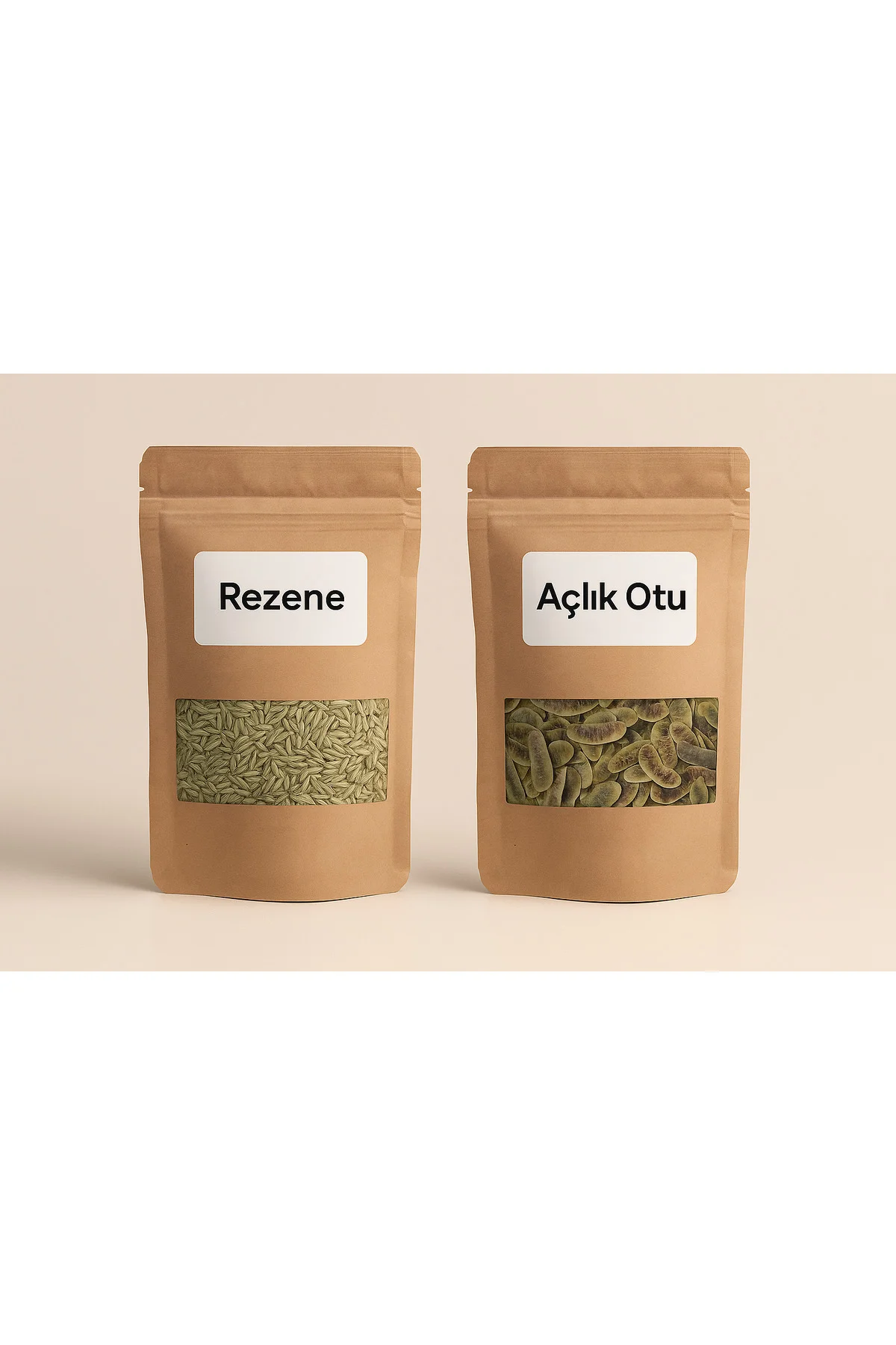 Açlık Otu 100 gr + Rezene Çayı 100 gr | Doğal Bitkisel Çay Seti | Katkısız Ürün