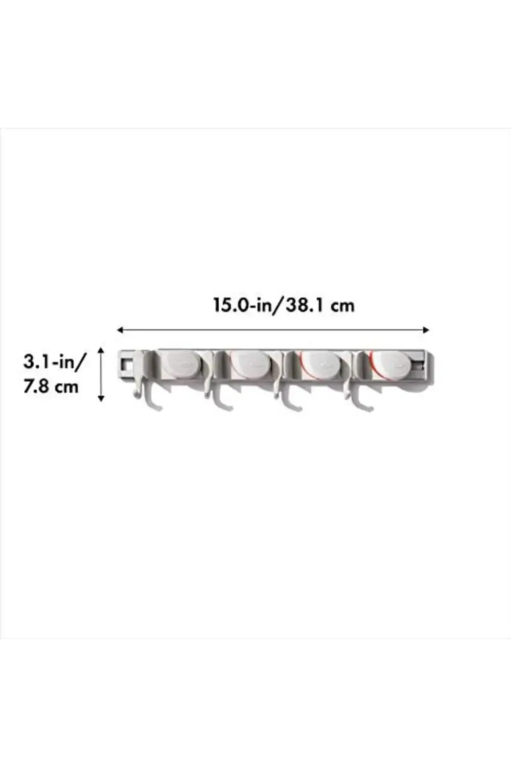 aclyashop Good Grips duvar düzenleyici, paspas ve süpürge için, 7