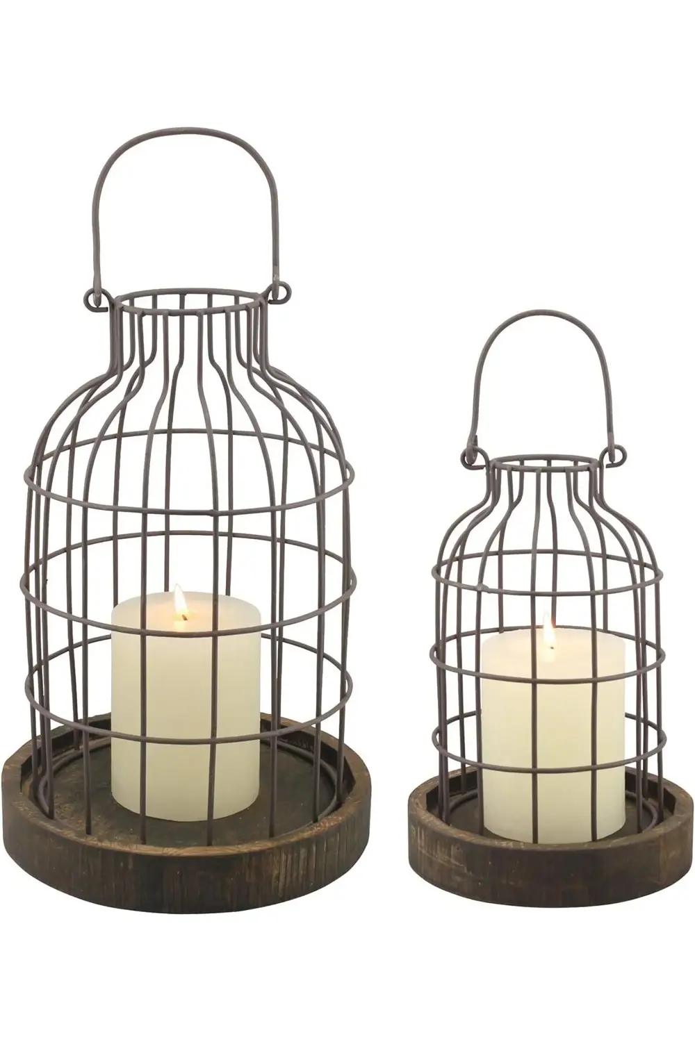 aclyashop Rustikales Metalldraht-Gewächshaus, Set mit rustikalen