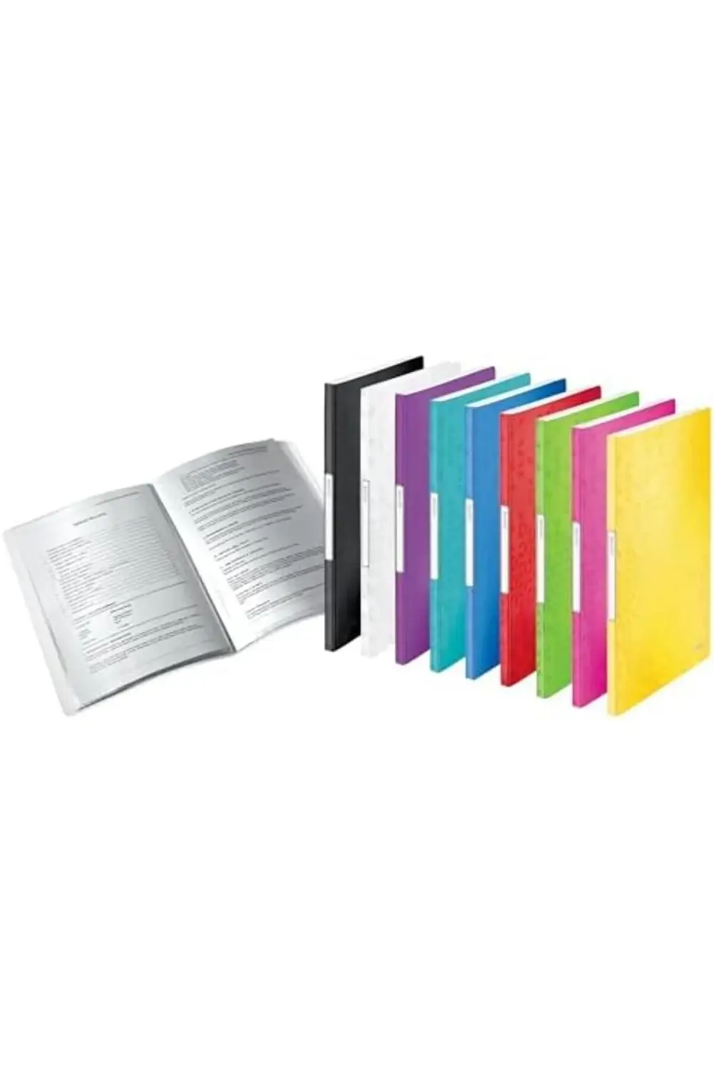 aclyashop WOW A4 Sunum Dosyası, Metalik Mor, 20 Şeffaf Poşetli, 4