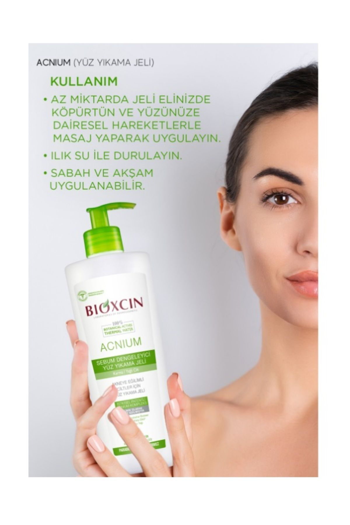 Bioxcin Acnium Sebum Dengeleyici Yüz Yikama Jeli 2 X 500 Ml