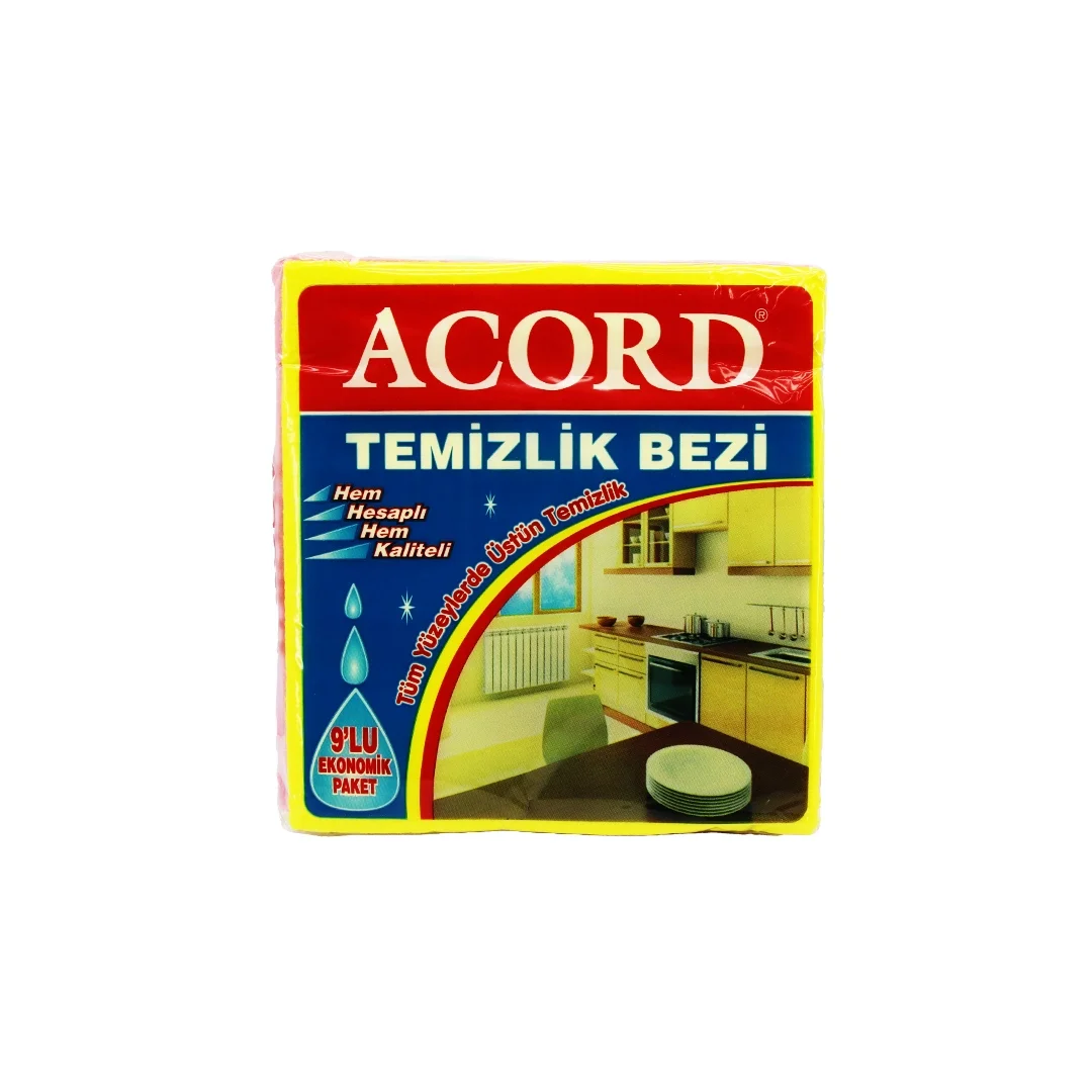 Acord Kod-384 9 Parça  Temizlik Bezi 35x37cm Bx40