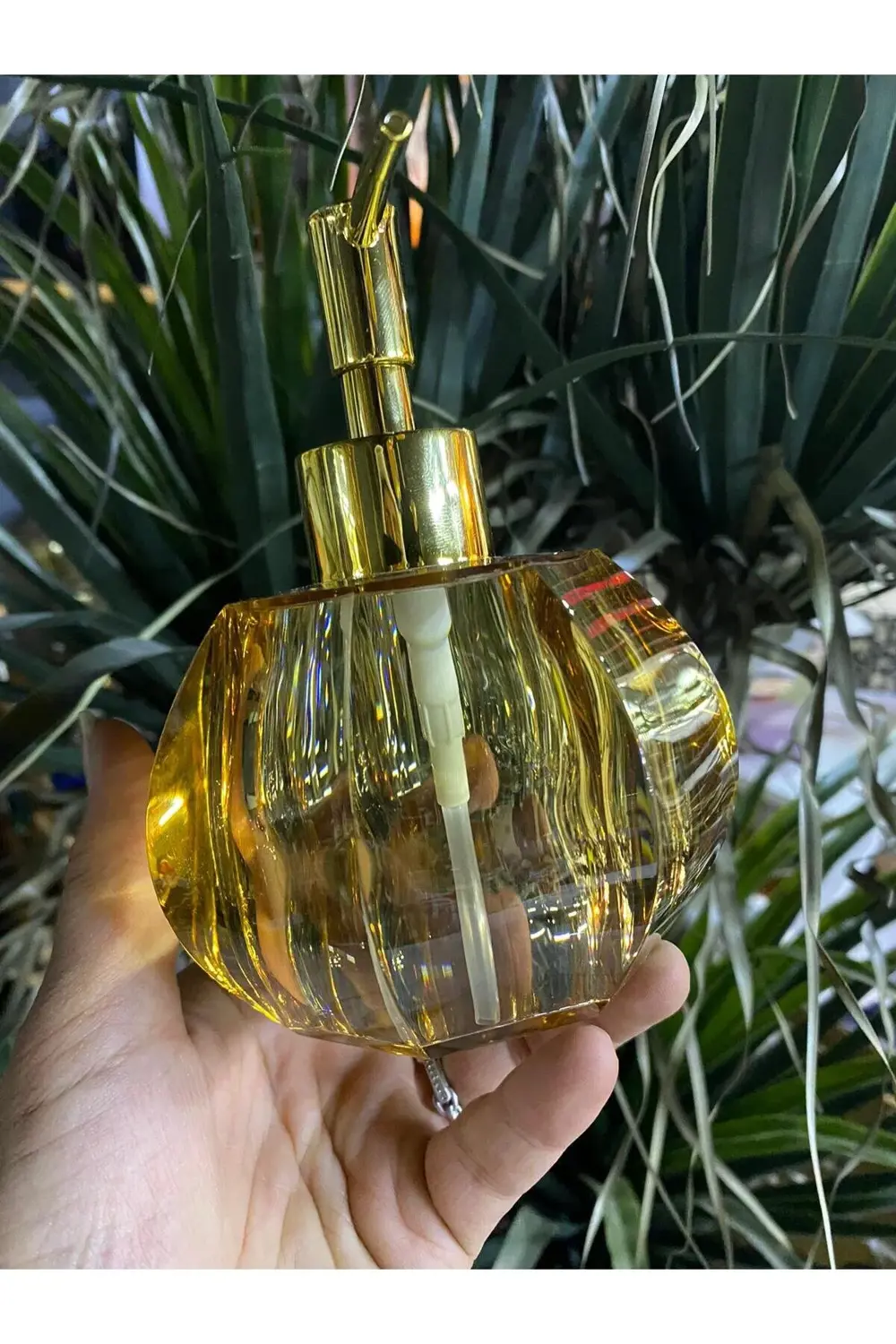 Acrylic Kristal Amber Sıvı Sabunluk