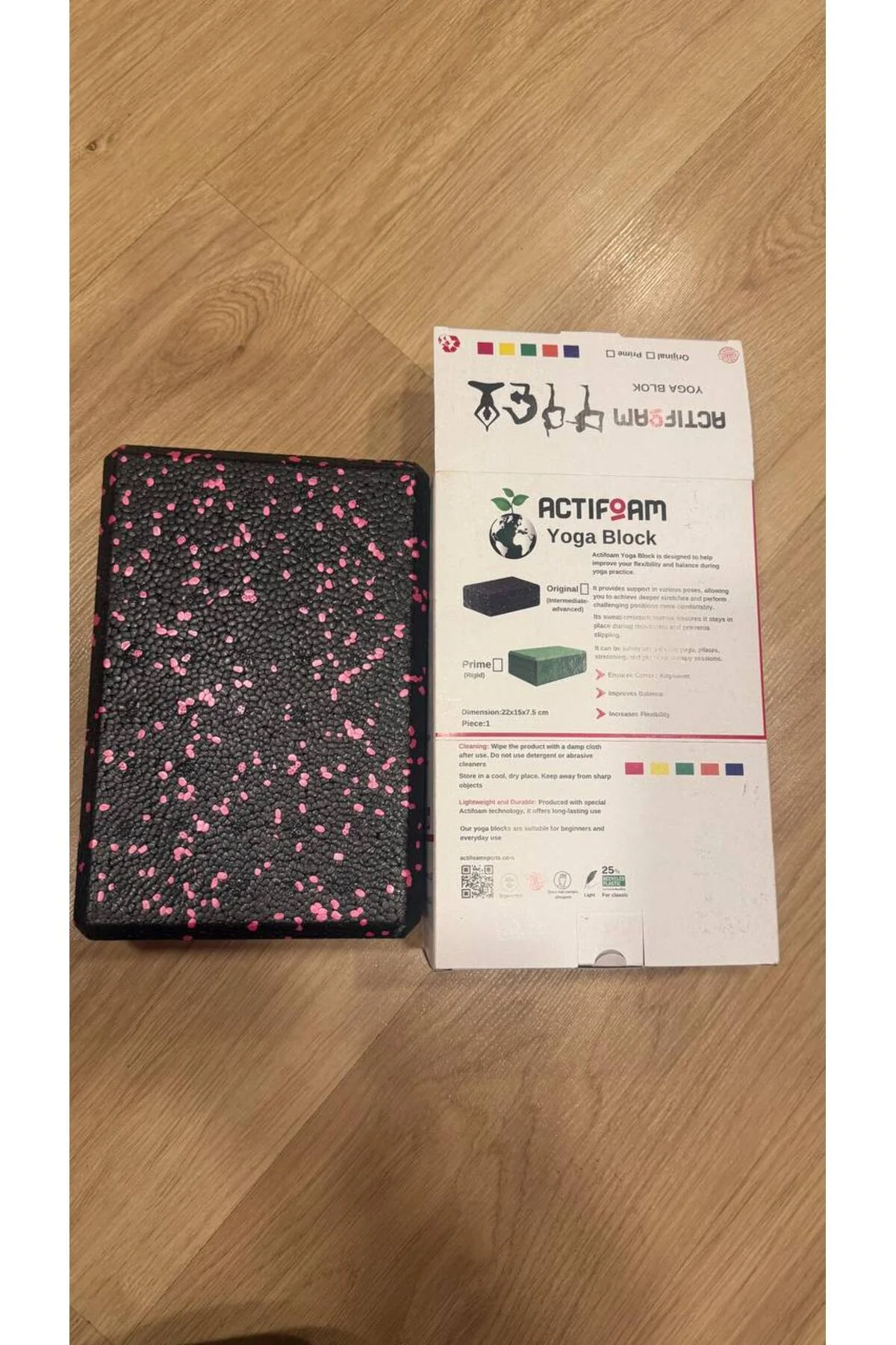 Actifoam Yoga Blok – Kaymaz Köpük Yoga Tuğlası – Pilates & Yogalates Destek Blok - Görsel 5