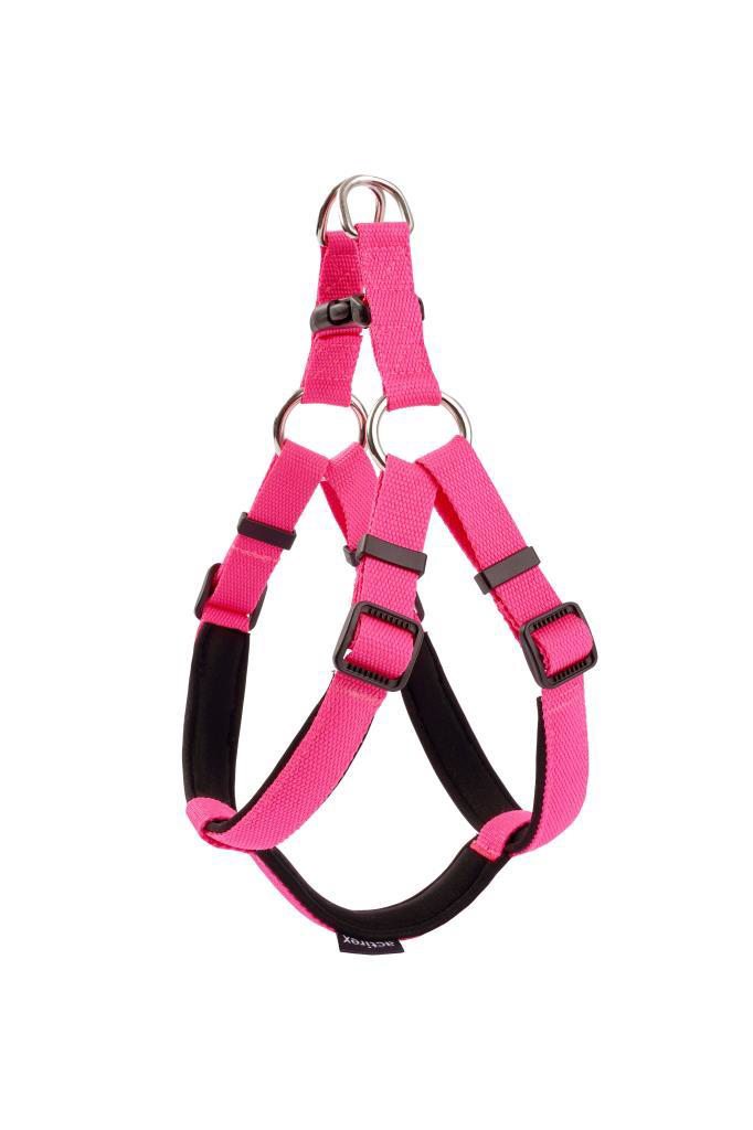 Actirex Neon Ayarlanır Köpek Gövde Tasması Pink XL 20-25 Kg Olan 