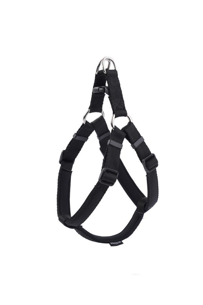 Actirex Neon Ayarlanır Köpek Gövde Tasması Siyah S 5-10 Kg Olan K
