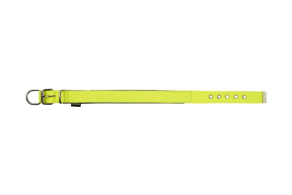 Actirex  Neon Yumuşak Doku Köpek Boyun Tasma Yellow Medium 2.5Cmx5
