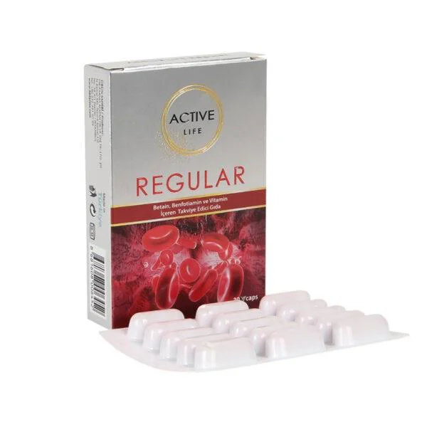 Active Life REGULAR 30 Kapsül Active Life REGULAR 30 Kapsül Fiyatı, Yorumları ve Özellikleri