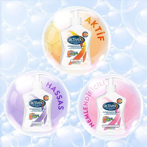 Activex  Sivi Sabun Nem 500Ml*12