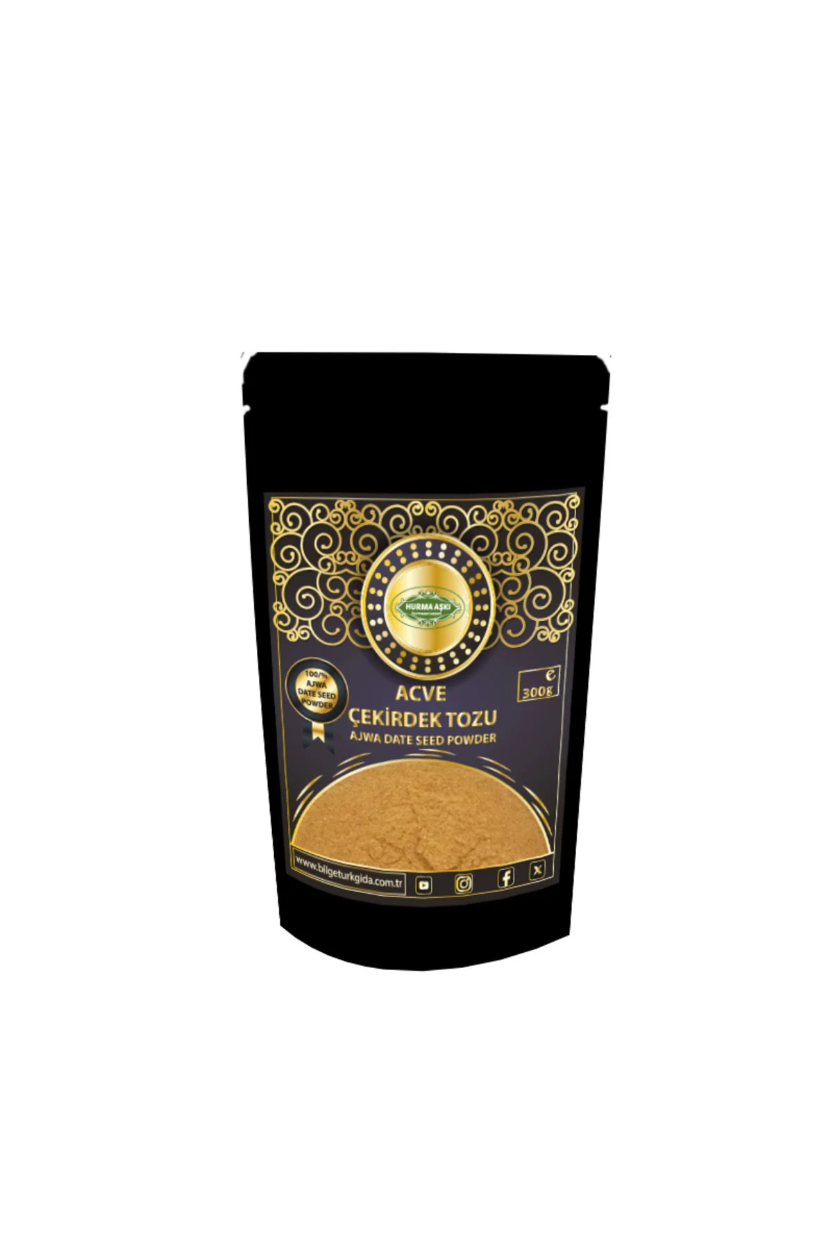Acve Hurma Çekirdeği Tozu 300 Gr Acve Hurma Çekirdeği Tozu 300 Gr - Görsel 2