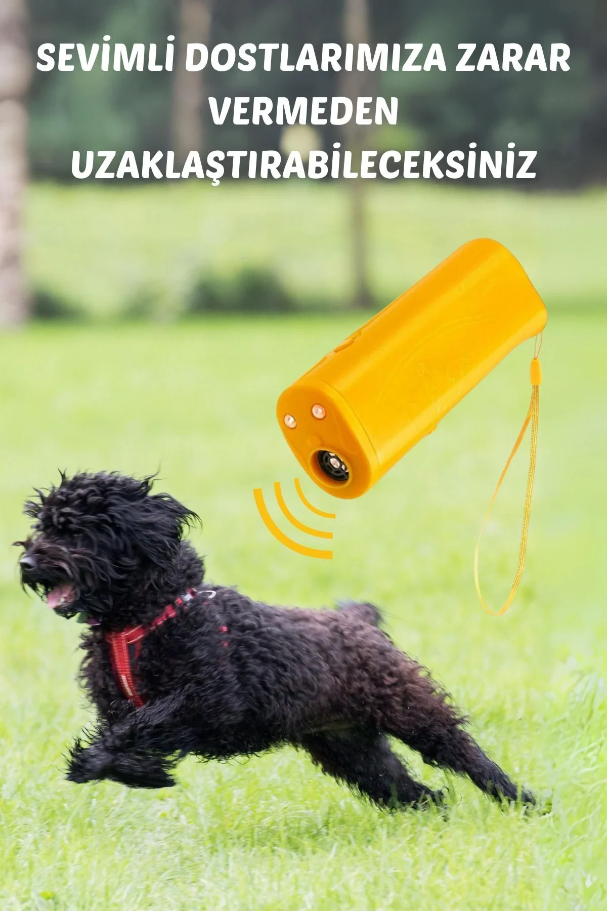 AD-100 Ultrasonik 150 DB Uzun Menzilli Köpek Savunma ve Eğitici S