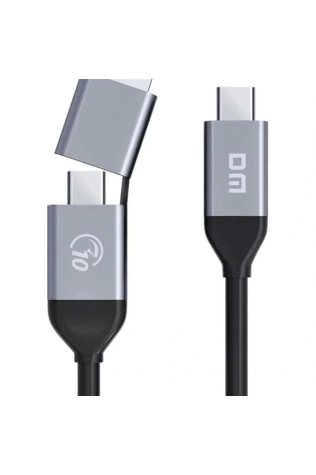 Ad090 Usb A/Usb C To Type C Şarj Ve Data Veri Aktarım Kablosu 35 Cm