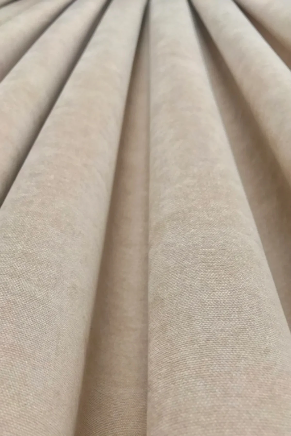 Ada Fon Perde Sık Pileli Kahverengi Perde