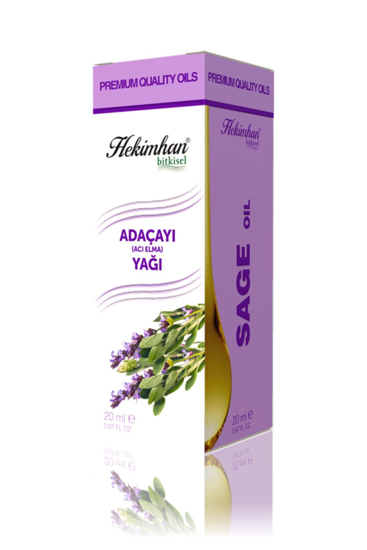 Hekimhan Adaçayi (Aci Elma) Yaği, Bitkisel Yağ, Organik Yağ, 20 Ml