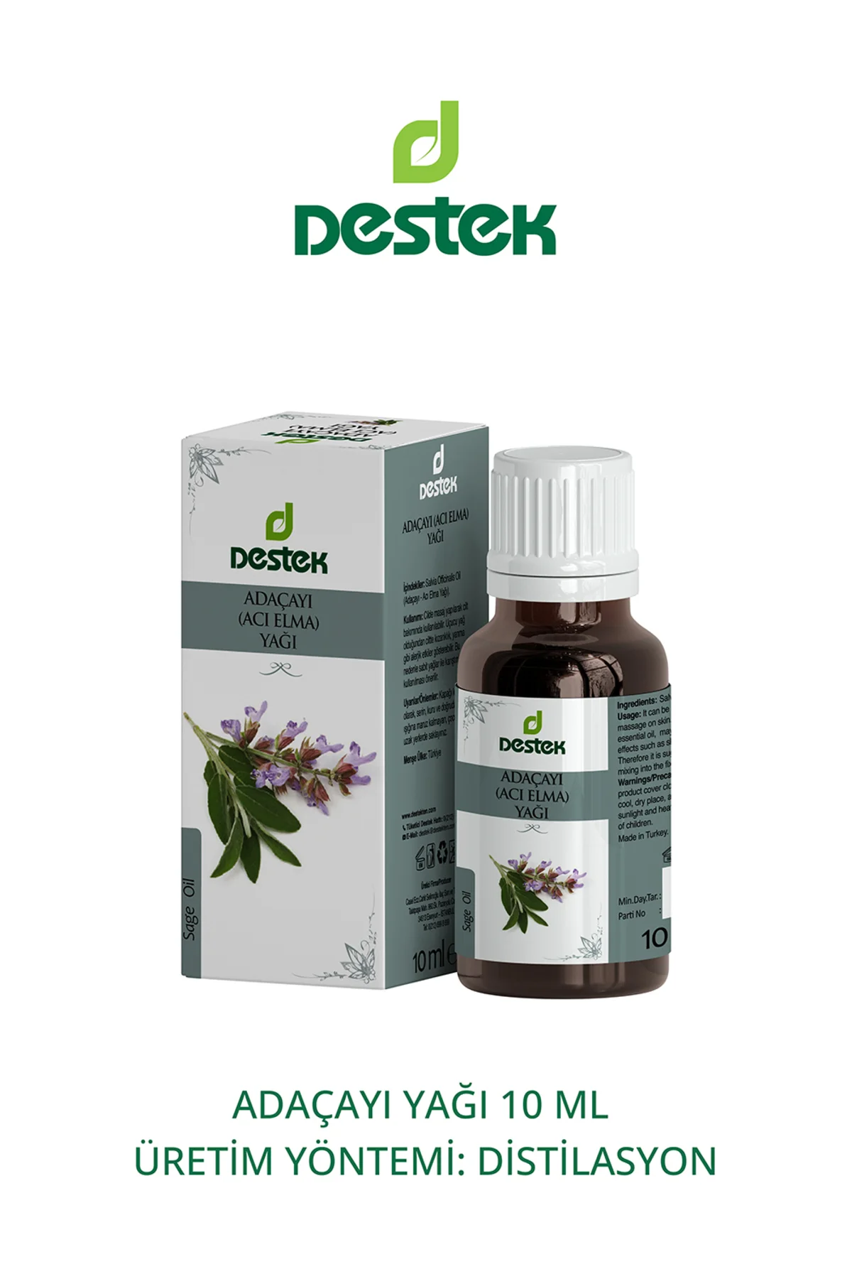 Adaçayı Acı Elma Yağı 10 ml