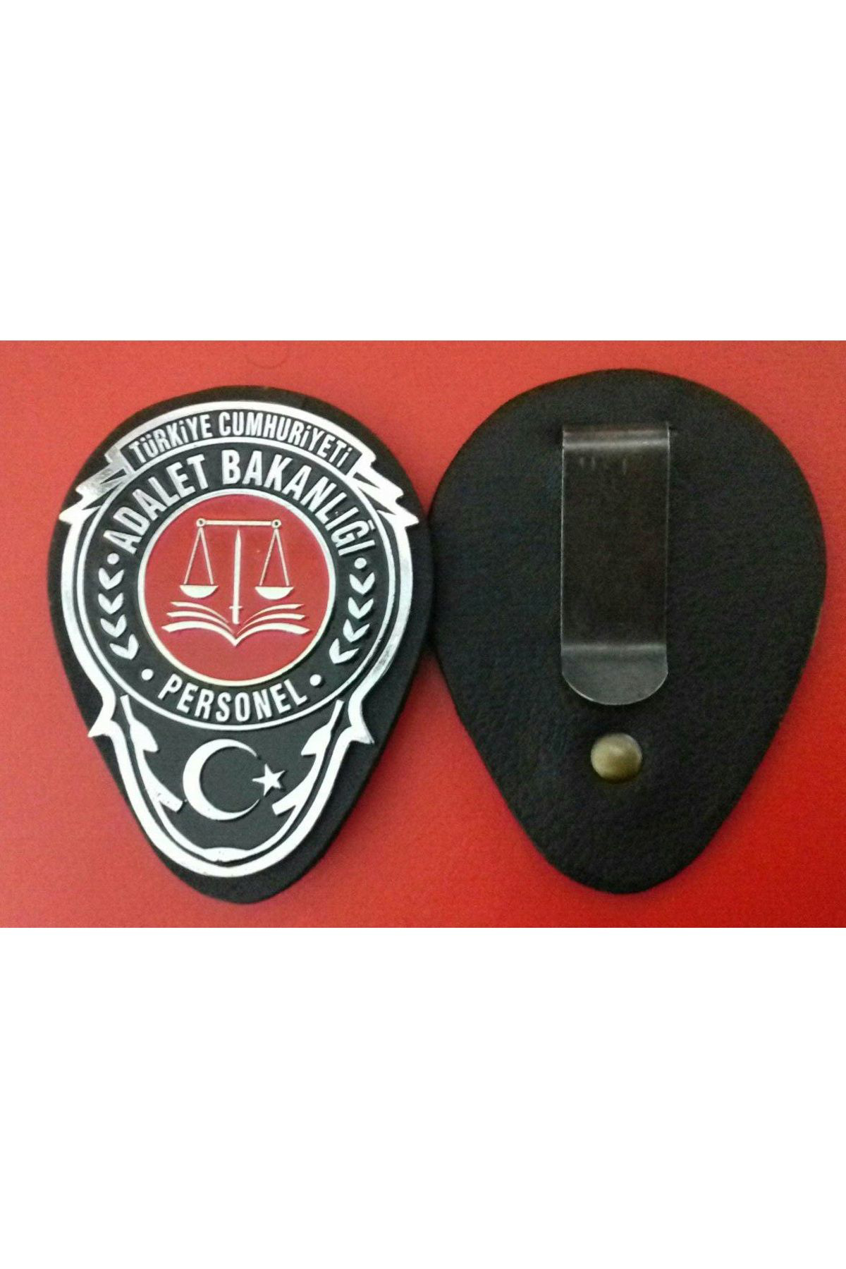 ADALET BAKANLIĞI ROZETLİ CÜZDANI+KEMER ROZETİ SATINAL-SADECE KURU