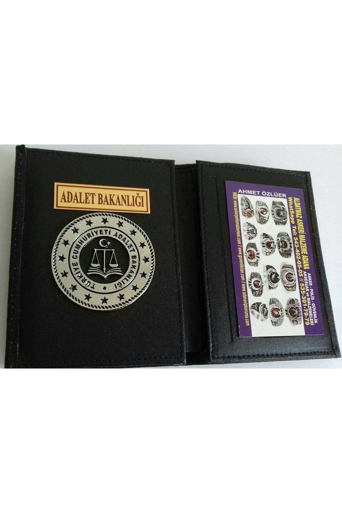 ADALET BAKANLIĞI ROZETLİ CÜZDANI-KURUM ADRESINE GONDERILIR-SIVILE