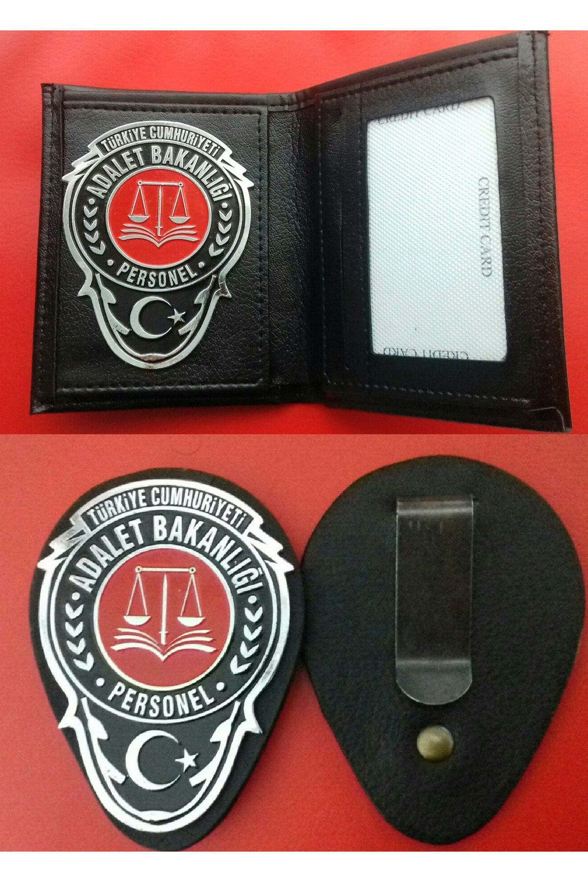 ADALET BAKANLIĞI ROZETLİ CÜZDANI+KEMER ROZETİ SATINAL-SADECE KURU