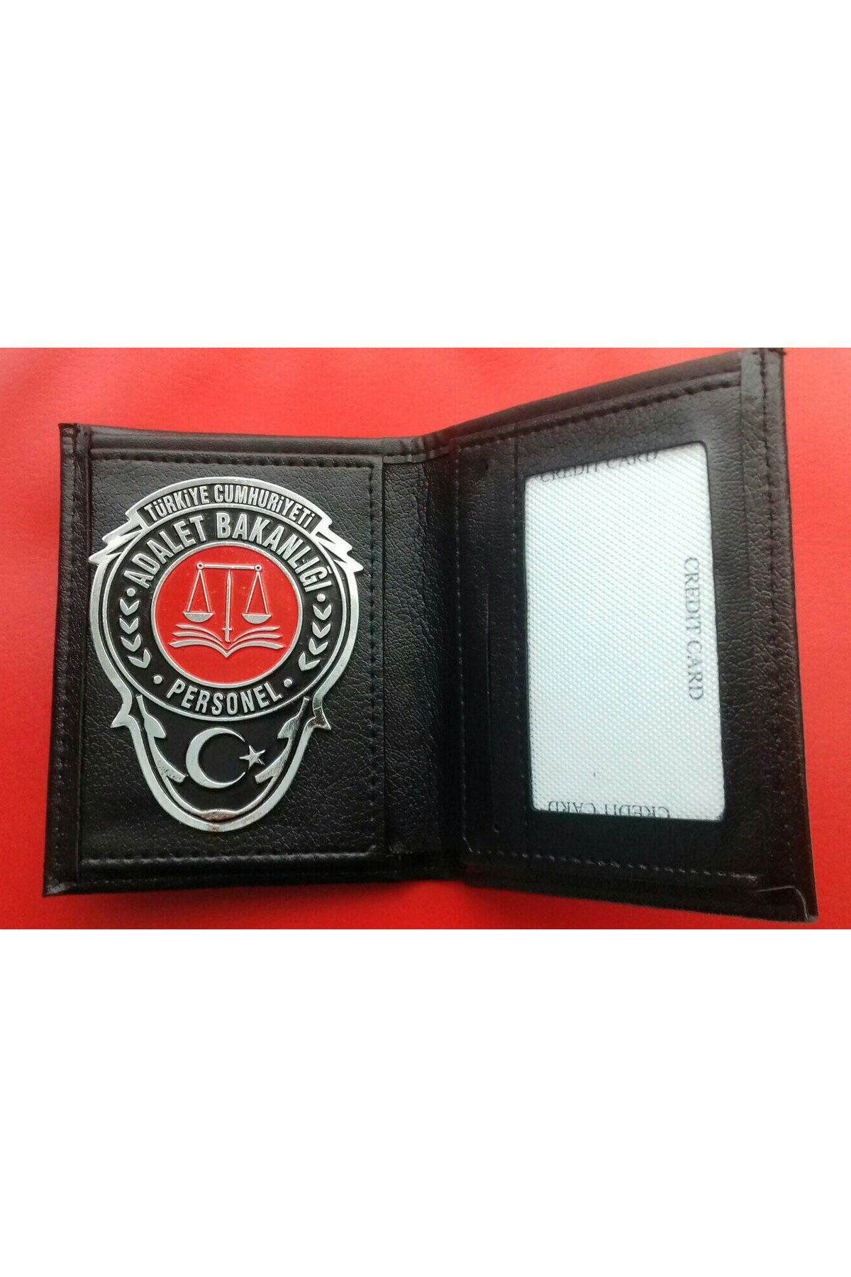 ADALET BAKANLIĞI ROZETLİ CÜZDANI+KEMER ROZETİ SATINAL-SADECE KURU