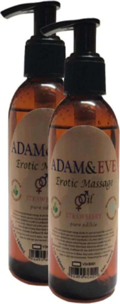 Adam & Eve Çilekli Aromaterapi Masaj Yağı - Lezzetli ve Rahatlatıcı Unisex Bakım 2'li Paket (125 ml) Fiyatı, Yorumları ve Özellikleri