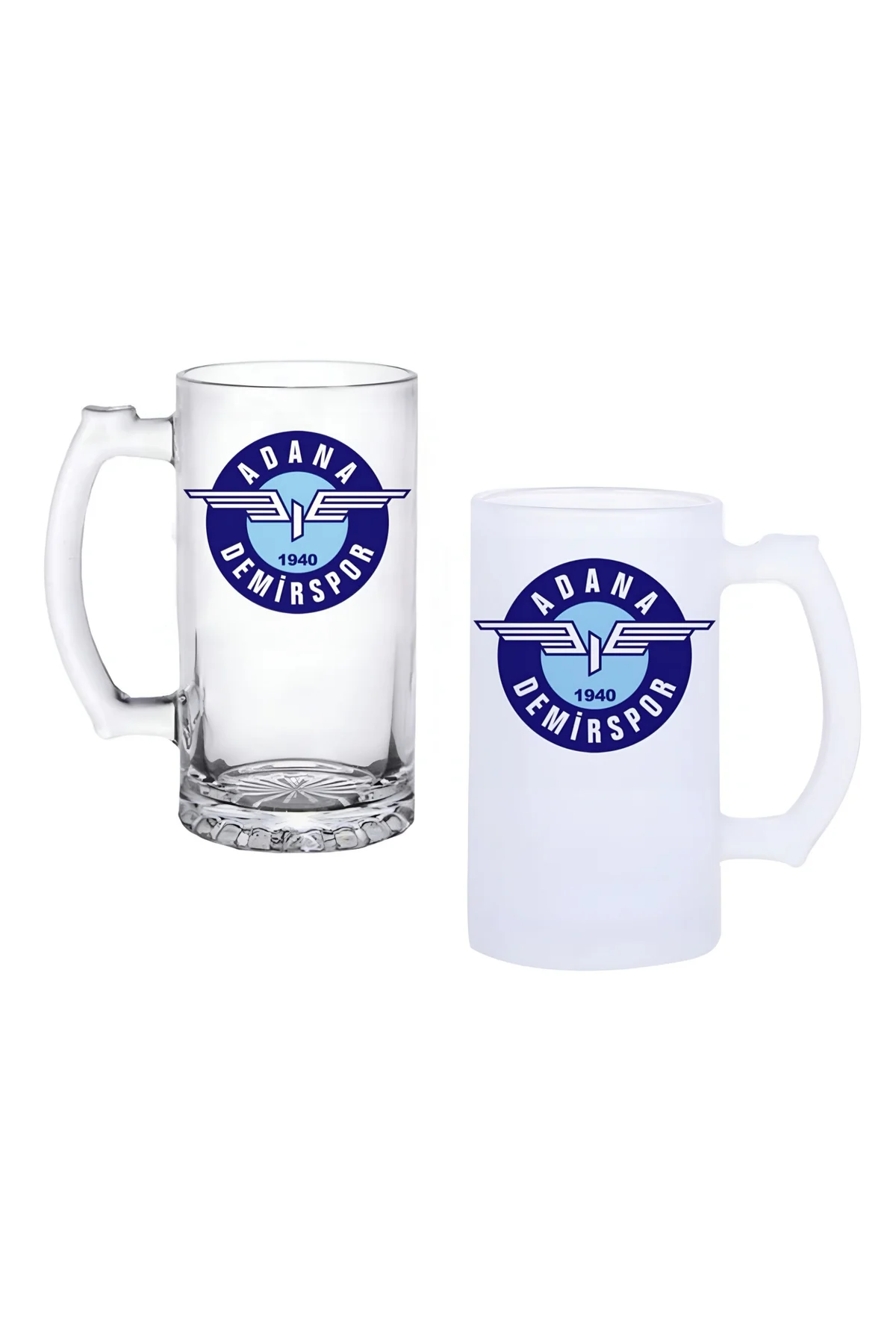 Adana Demirspor Kulplu Bira Bardağı Buzlu veya Şeffaf Seçenekli 0