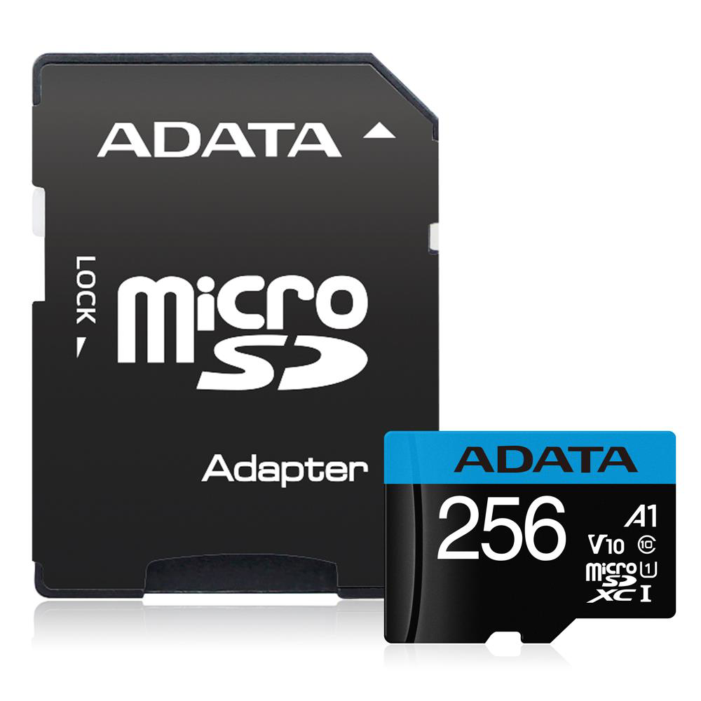 Adata 256GB Premier microSDXC Card with Adapter UHS-I Class10 V10
