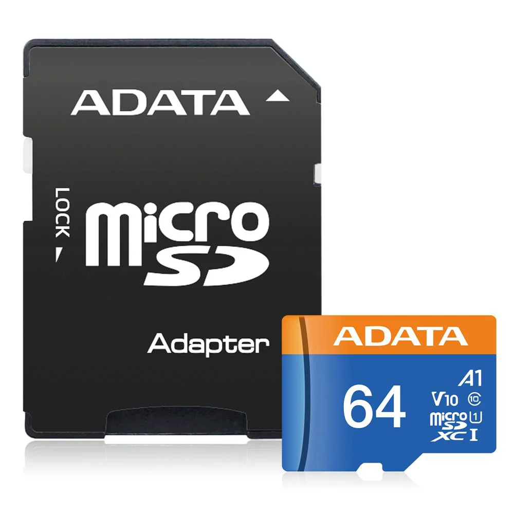 Adata 64GB Premier microSDXC Card with Adapter UHS-I Class10 V10 