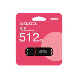 ADATA UV150-512GB USB3.2 Gen1 Black Flash Bellek