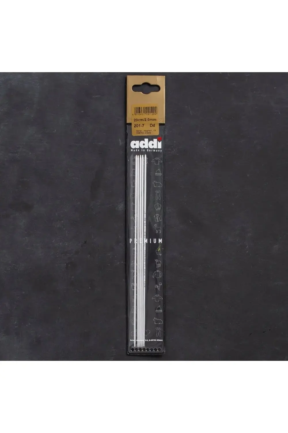 Addi 2mm 20cm 5 li Çorap Şişi - 201-7