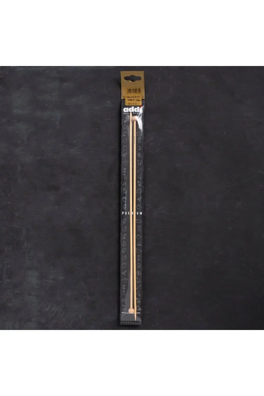 Addi Bambus 3,5mm 35cm Bambu Örgü Şişi - 500-7