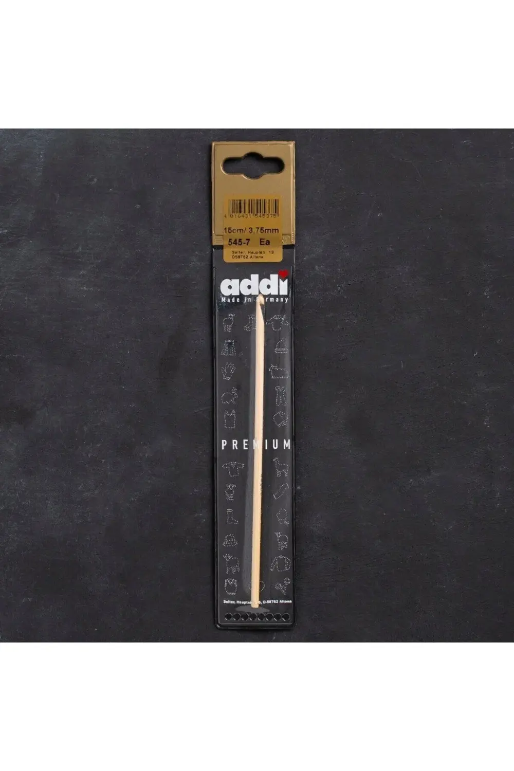 Addi Bambus 3,75mm 15cm Bambu Yün Tığ - 545-7