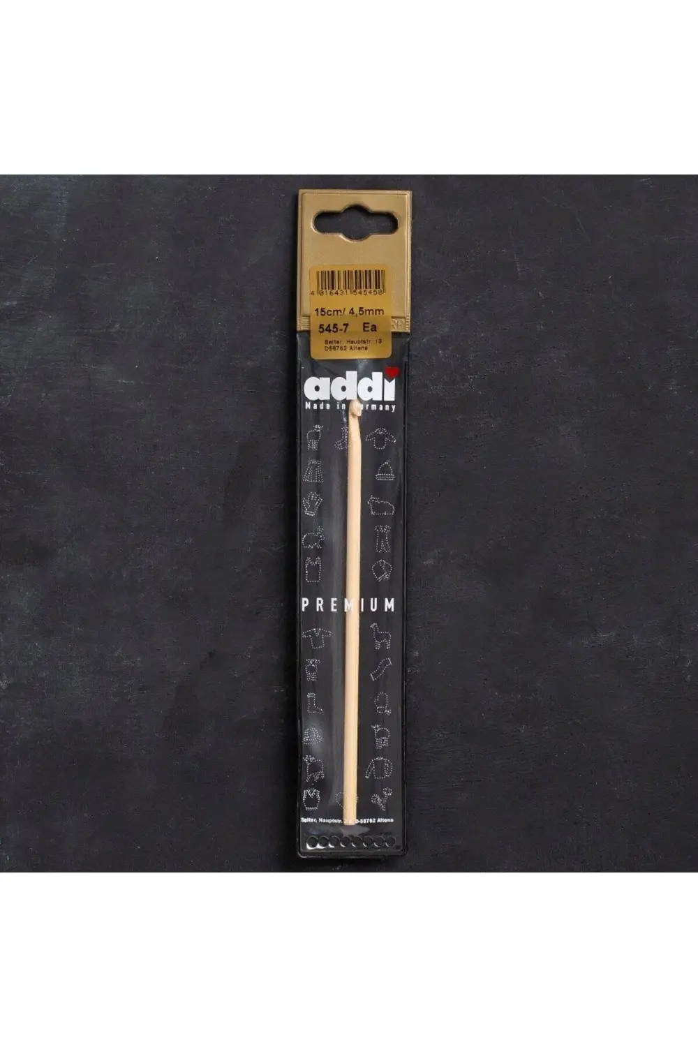 Addi Bambus 4,5mm 15cm Bambu Yün Tığ - 545-7