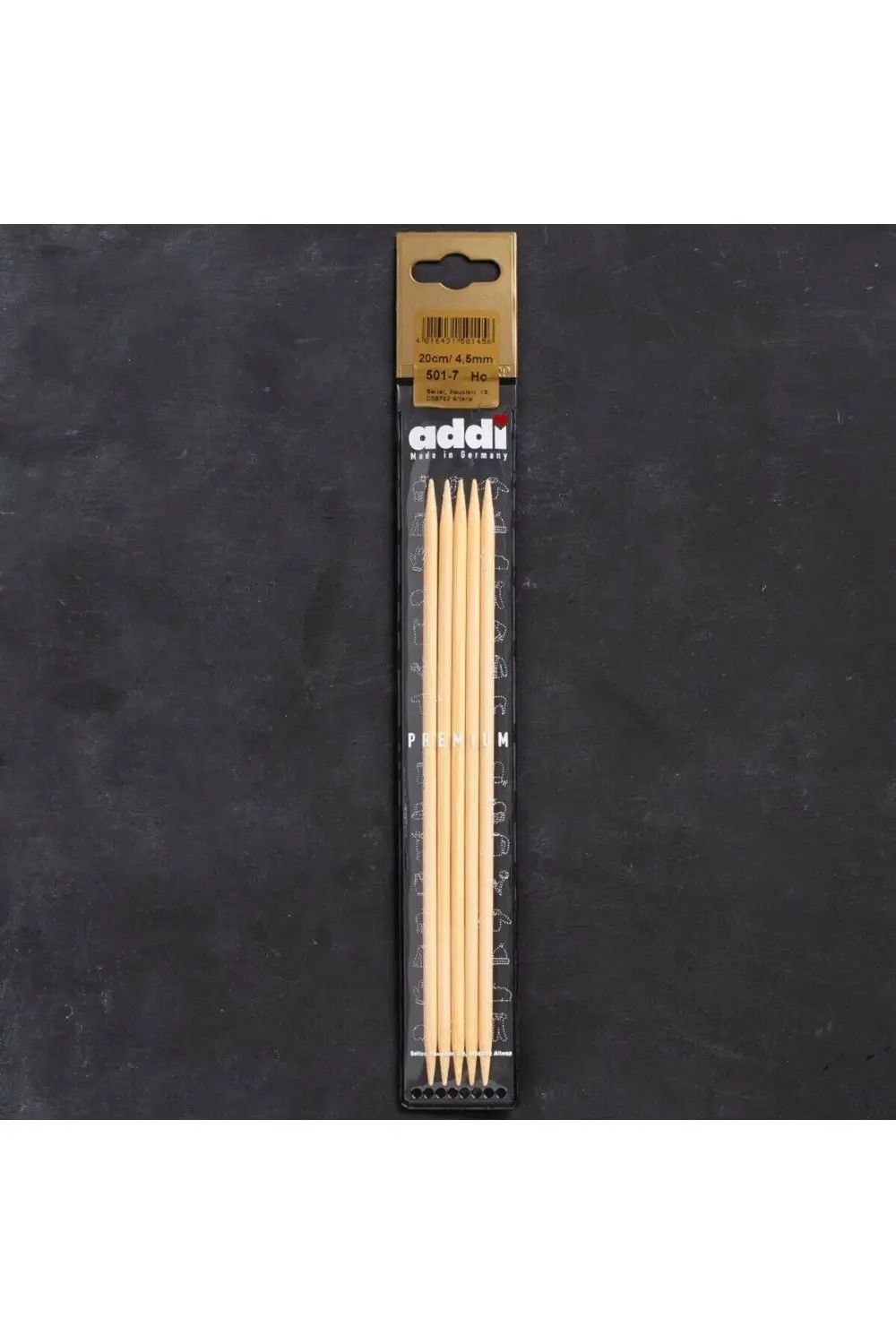 Addi Bambus 4,5mm 20cm Bambu Çorap Şişi - 501-7
