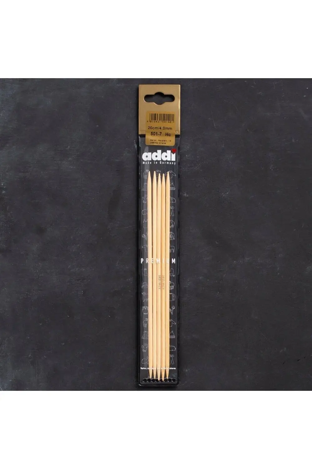 Addi Bambus 4mm 20cm Bambu Çorap Şişi - 501-7
