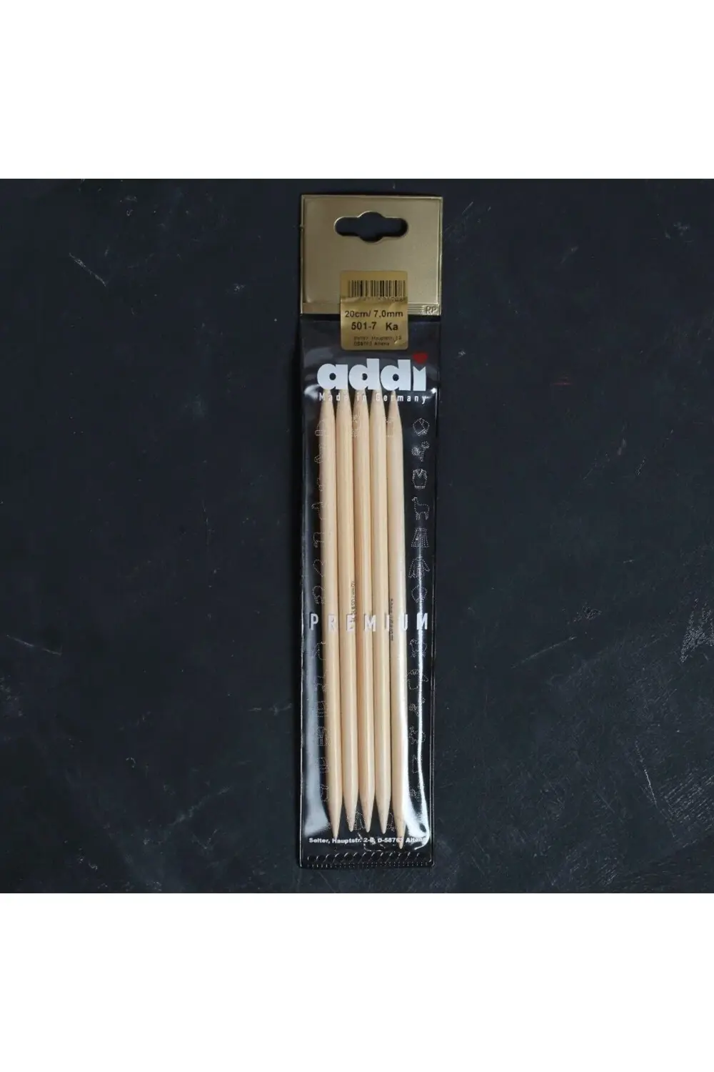 Addi Bambus 7 Mm 20 Cm Bambu Çorap Şişi - 501-7