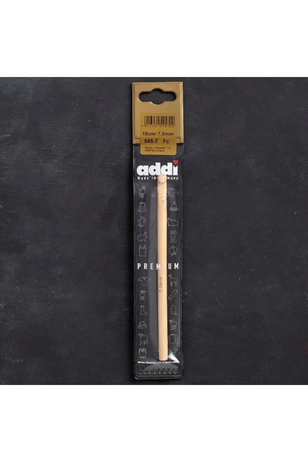 Addi Bambus 7mm 15cm Bambu Yün Tığ - 545-7