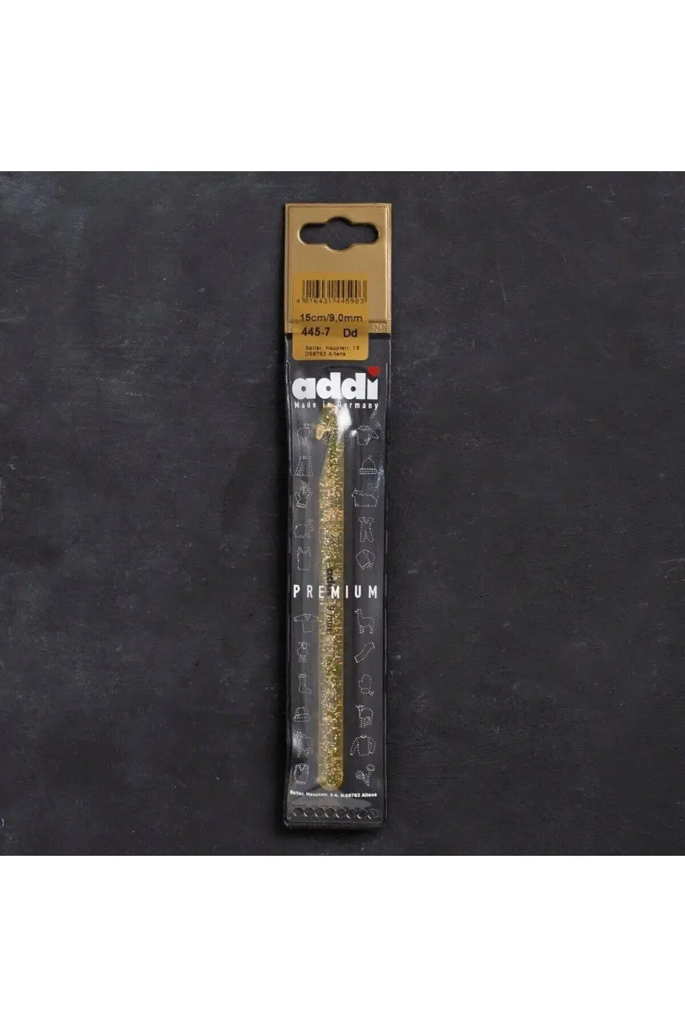 Addi Champagner 9mm 15cm Plastik Simli Yün Tığ - 4