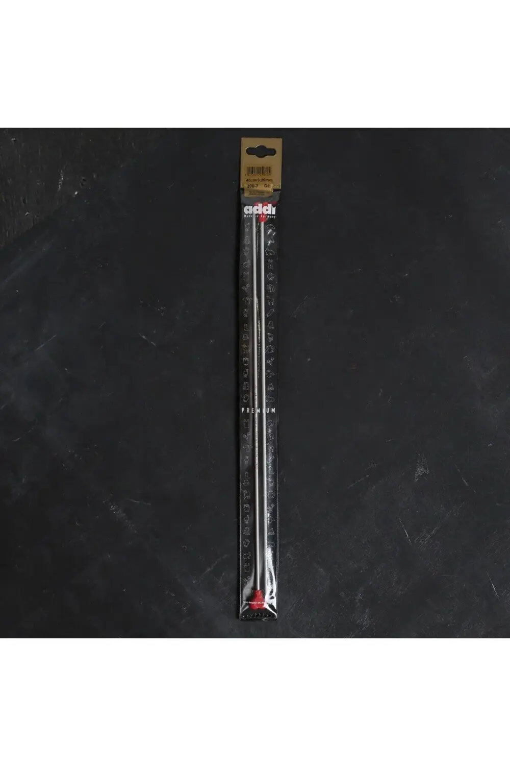 ADDI KALPLİ 3.25MM 40CM KLASİK ALÜMİNYUM ÖRGÜ ŞİŞİ