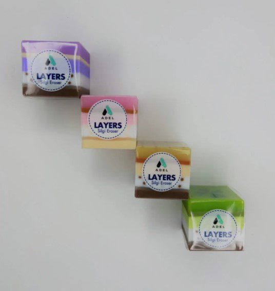 Adel Layers 4'lü Silgi Seti