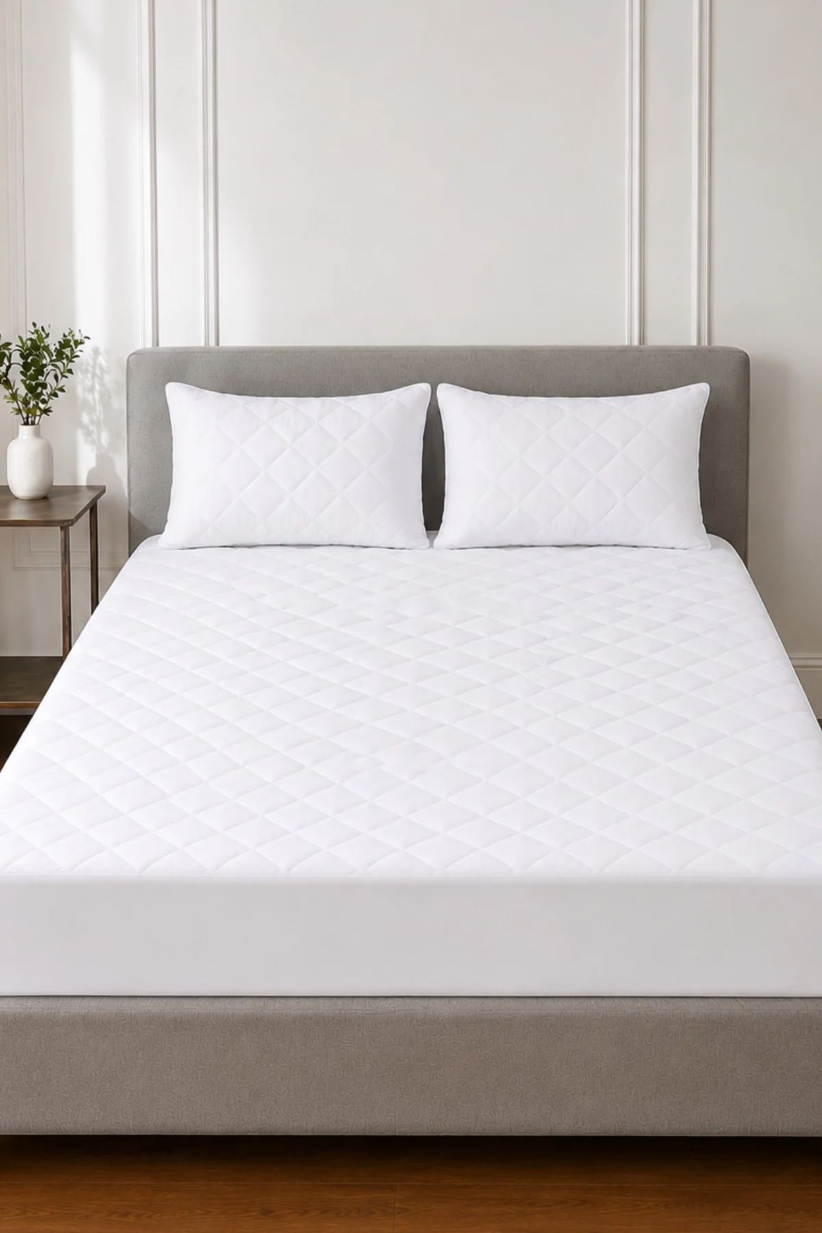 Adelya Classic Kapitone Fitted Su Sıvı Geçirmez Alez Seti (2 Adet Yastık Alezi Dahil)