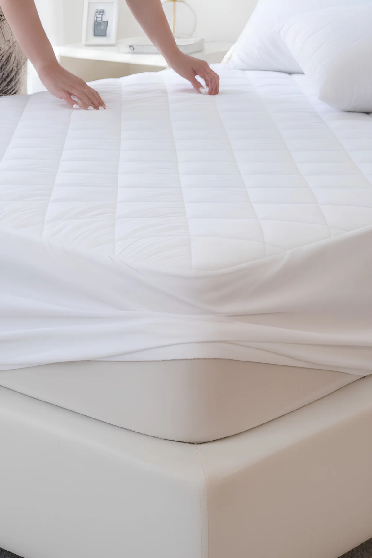 Adelya Classic Kapitone Fitted Full Kenar Su Sıvı Geçirmez Alez Yatak Koruyucu Tek Çift Battal
