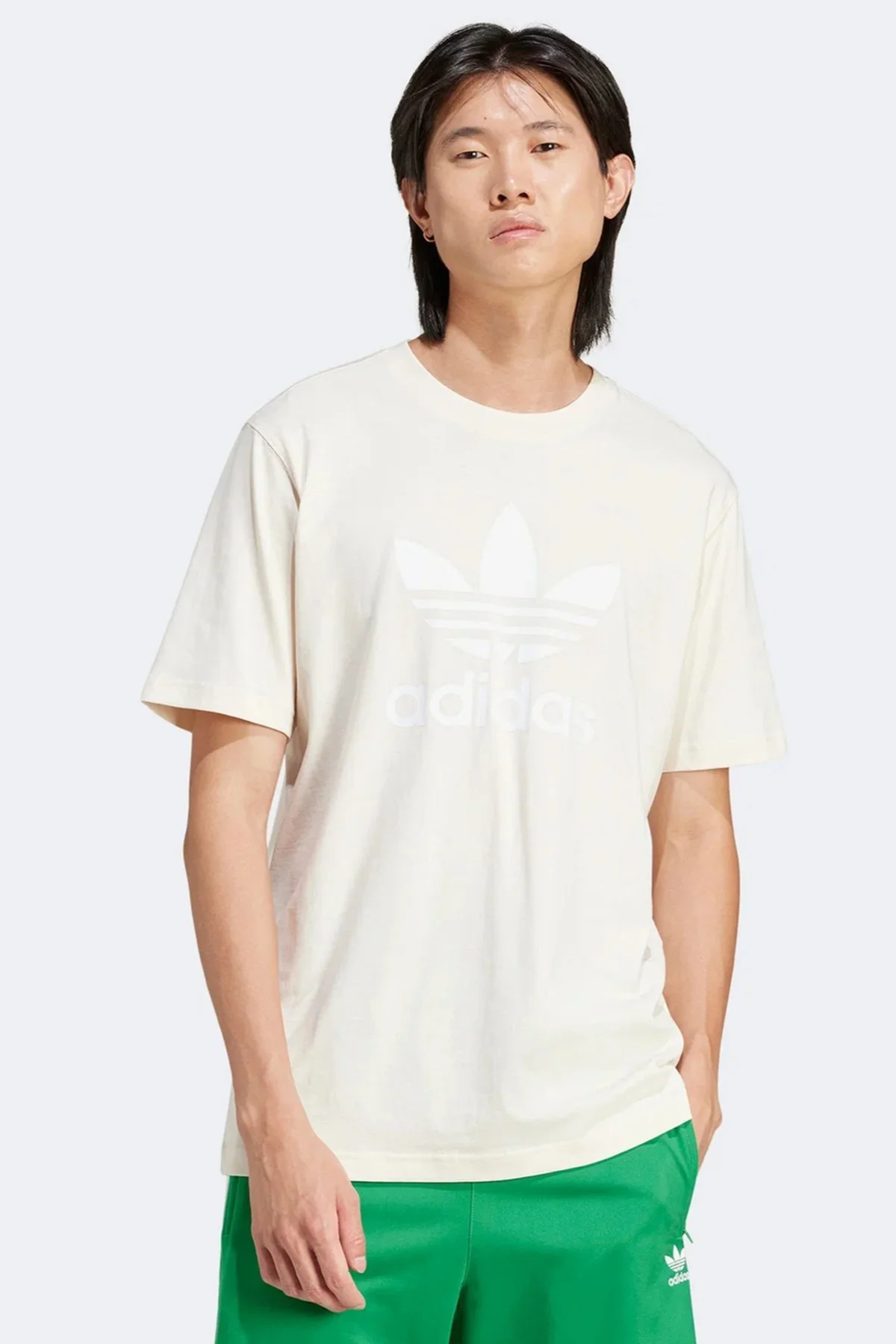 Adidas Adicolor Treofil Mens Tee Erkek Pamuklu Tişört Krem Fiyatı, Yorumları ve Özellikleri