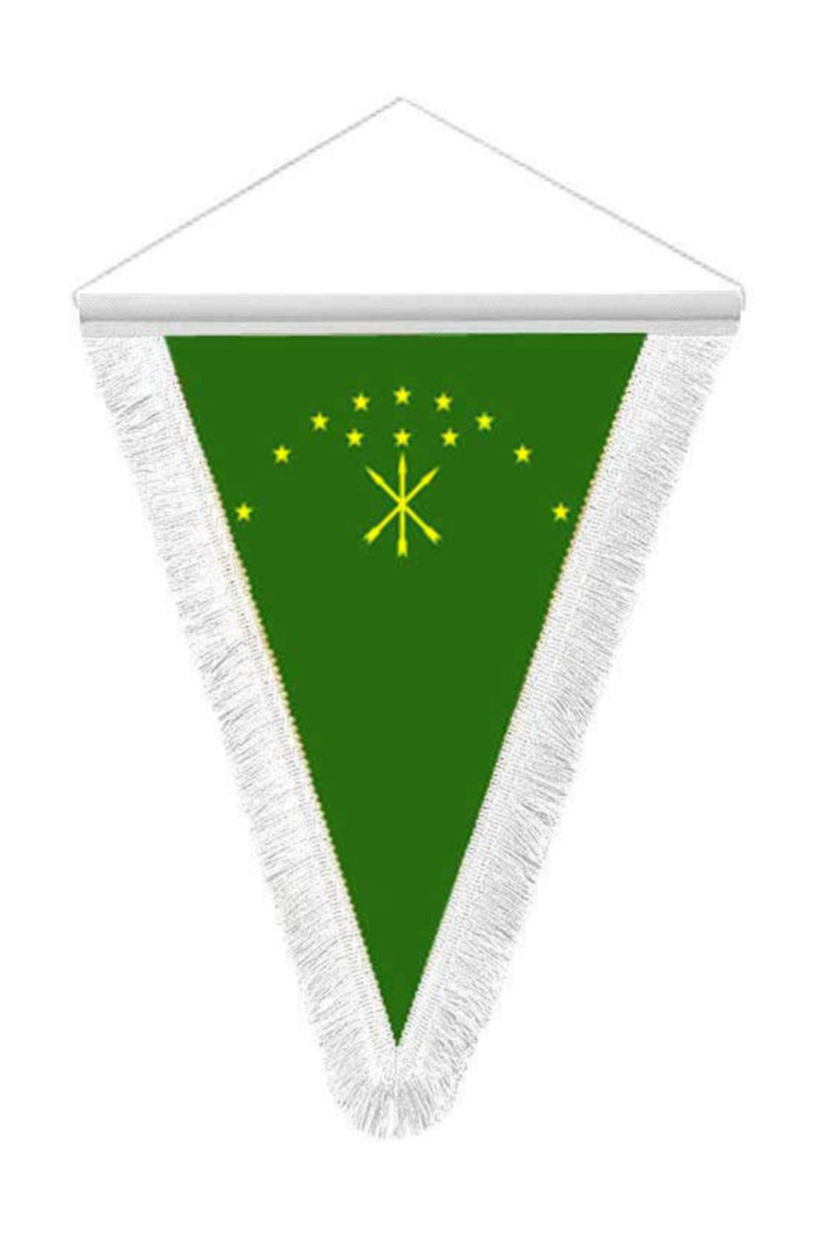 Asilmeydan Adıge (Çerkez) Cumhuriyeti - Hatıra Üçgen Flama Bayrak