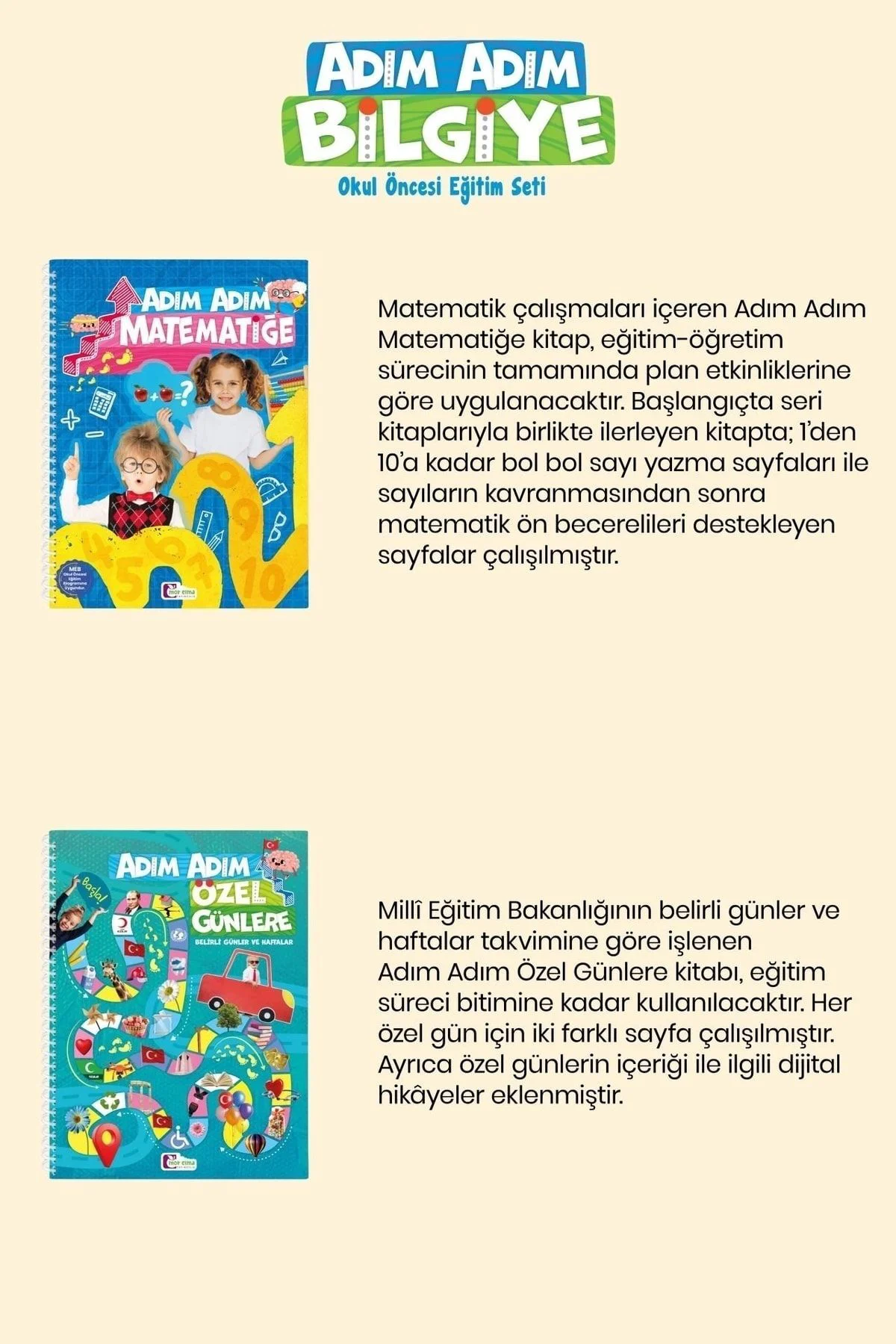 Adım Adım Bilgiye Okul Öncesi Eğitim Seti Fiyatı, Yorumları ve Özellikleri