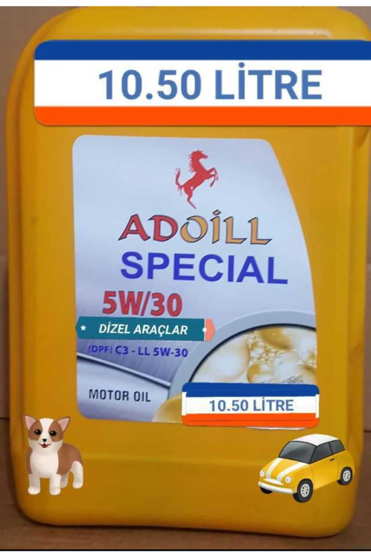 Adoıl Special 5w30 Dpf Li 10.50 Lt Partekürlü Motor Yağ .