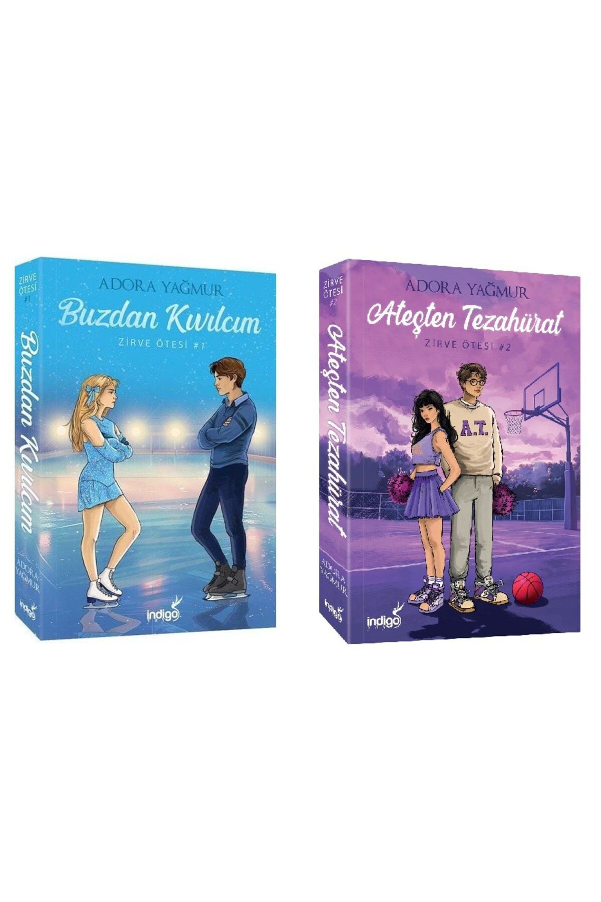 Adora Yağmur Zirve Ötesi Seti 2 Kitap (Ateşten Tezahürat + Buzdan