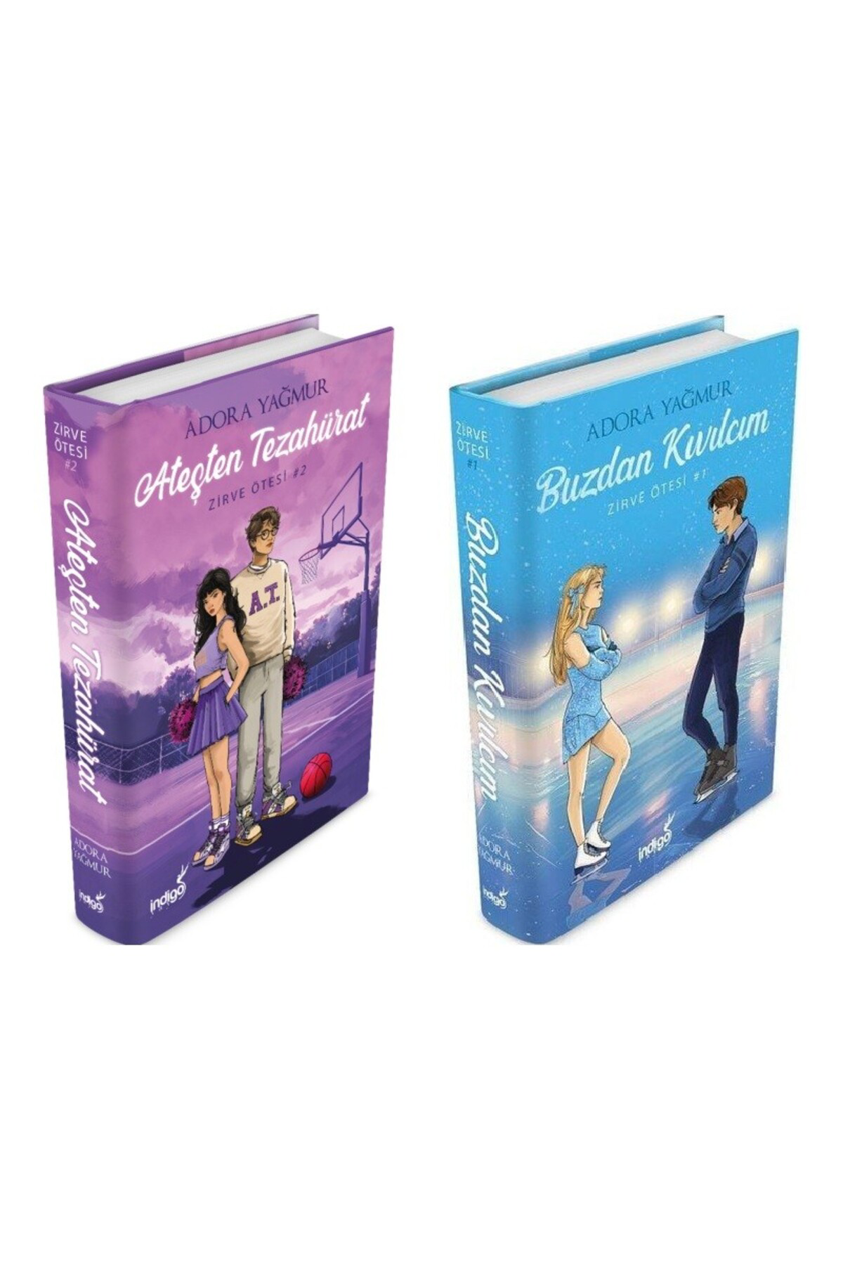 Adora Yağmur Zirve Ötesi Seti 2 Kitap CİLTLİ (Ateşten Tezahürat +